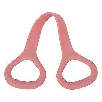 8 Fitness Resistance Band Firming Muscle Massaging Elasticity Stretching Bands for Home Pink