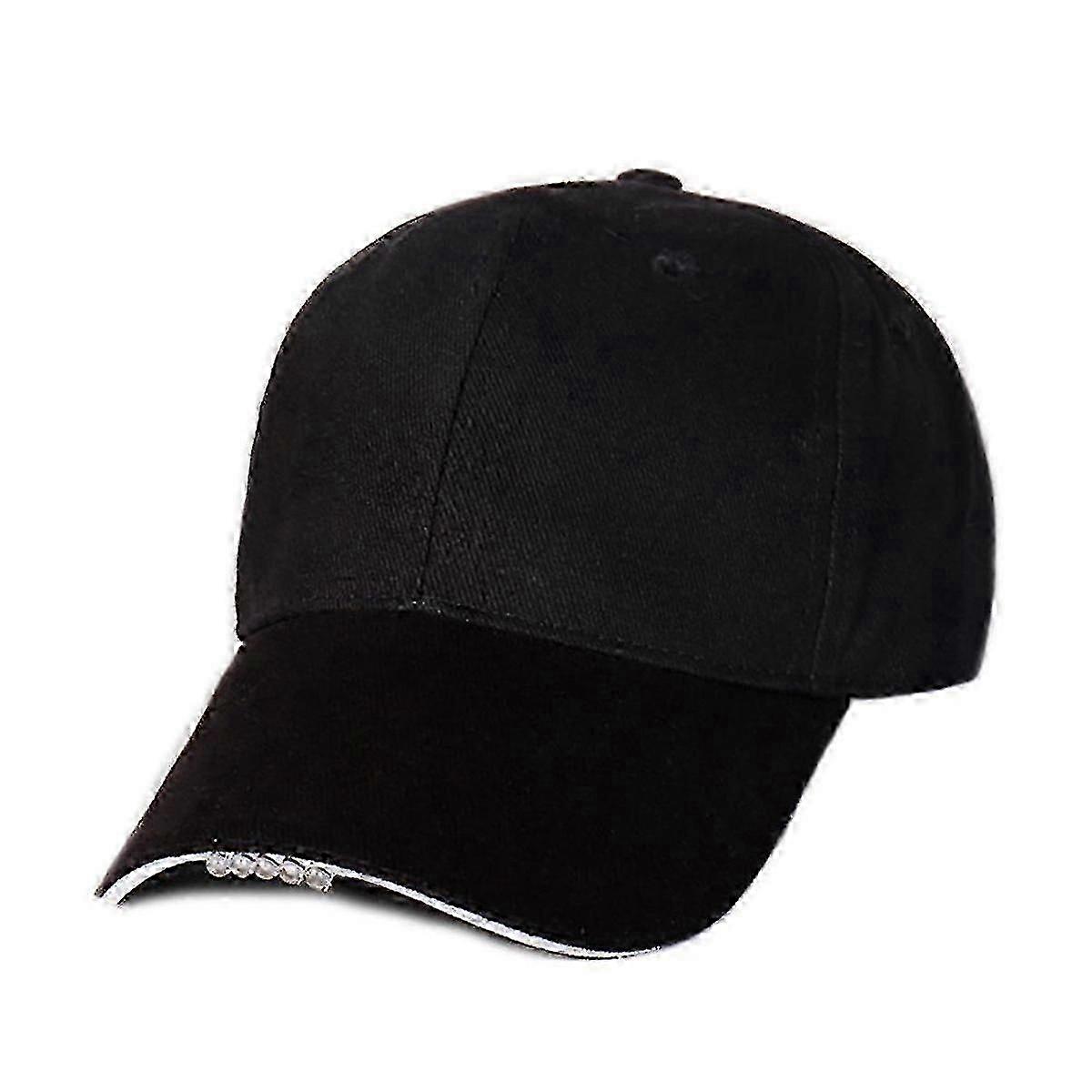 LED Light Baseball Cap, Adjustable, Unisex, Suitable for Night Activities