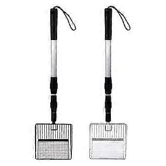 Stretchable Chicken Poop Scooper Chicken Coop Rake Cat Litter Scooper Chicken Coop Litter Sifting Shovel Chicken Coop accessory