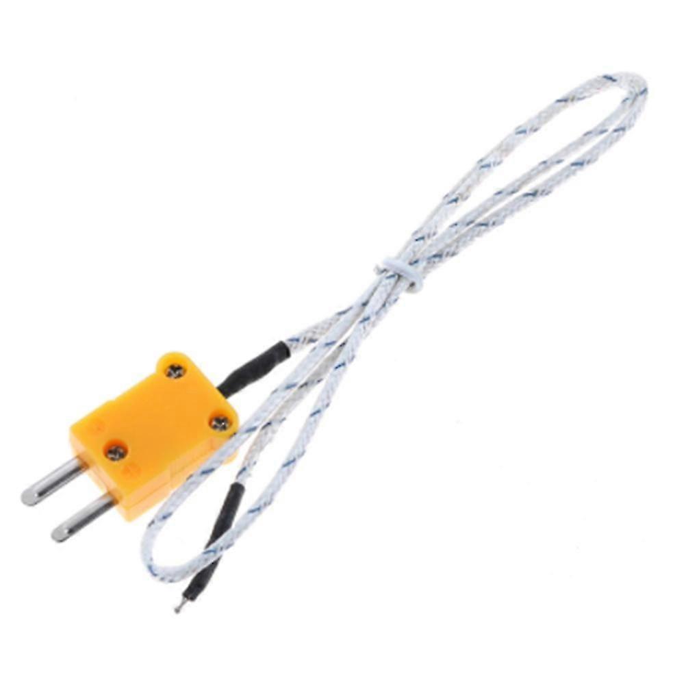 1M K Type Thermocouple Probe Sensor Compatible with Digital Thermometer