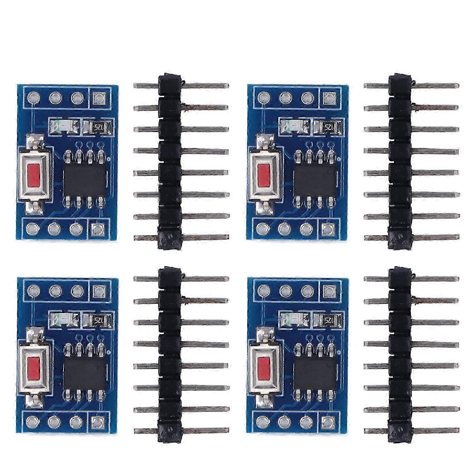 4 Sets Microcontroller System Board MCU Development Module STC15W204S Electronic Component