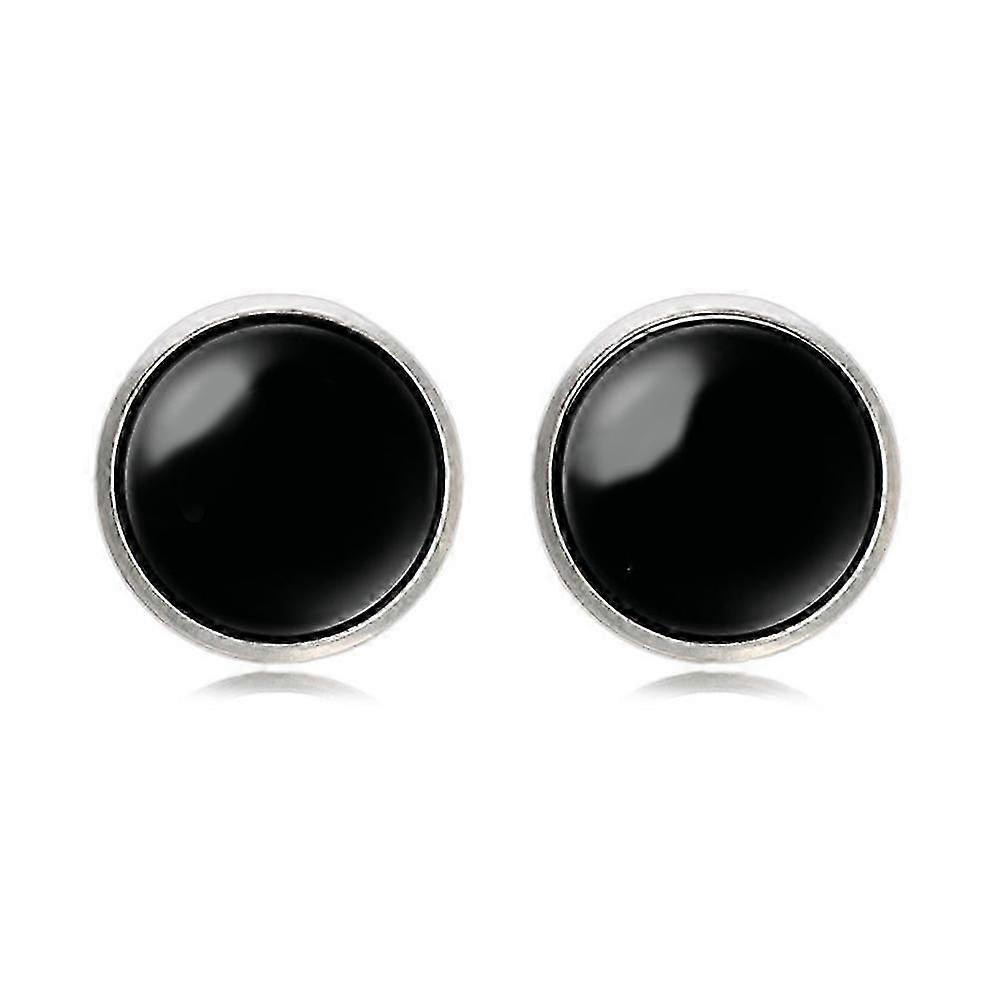Sleeve Cuff-Link Glass Button for Decoration Letter Pattern