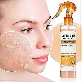 Peel Shot Keratins Care Kojic Acid Turmeric Exfoliating Spray for Dark Spots Brightening Skin Daily Use