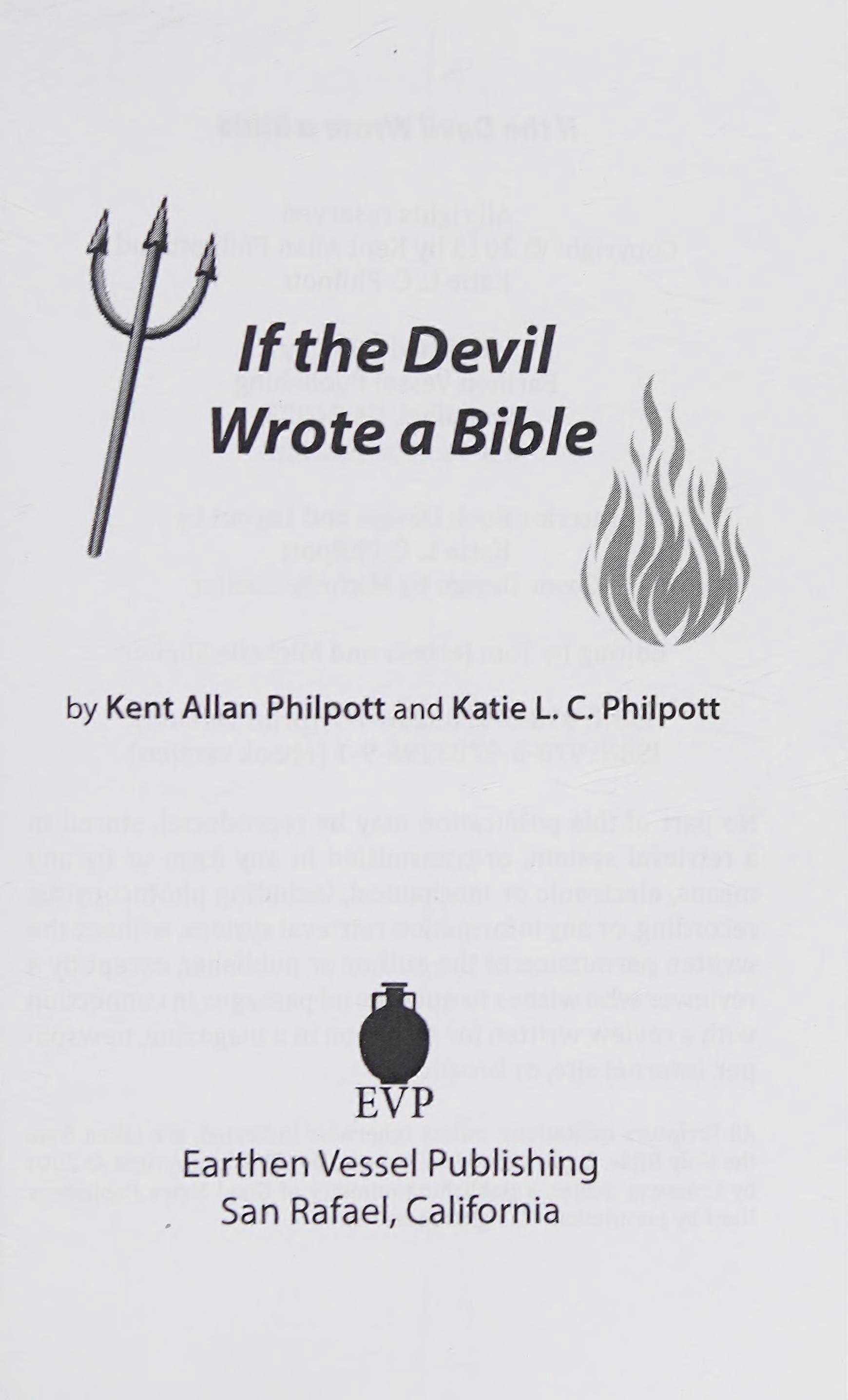 If the devil wrote a bible