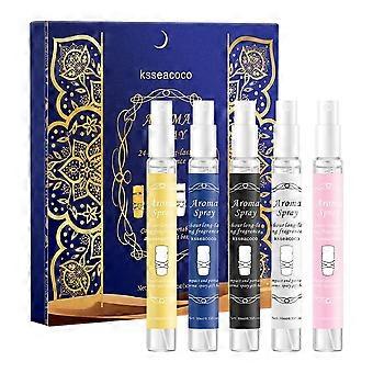 5-Piece Mini Fragrance Spray Gift Set, Long-Lasting Multiple Scents, Travel-Friendly for Women