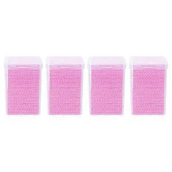 Glue Bottle Wiping Cloths Eyelash Extension Glue Removers for 800Pcs Pink