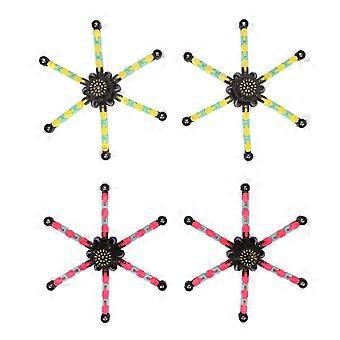 Transformable Fingertip Chain Robot Toy Stress Anxiety Relief DIY Deformation Robot for Kids Adults Autism 4pcs