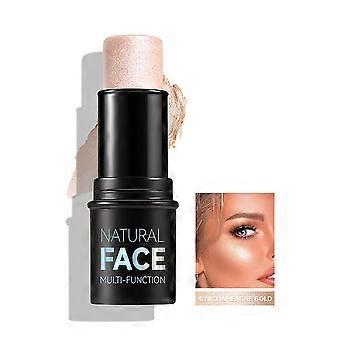 Waterproof Highlighter Stick for Face and Body, Retractable Design, Long Lasting Shimmer Glow