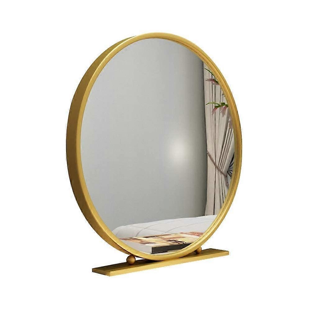 Large Vanity Mirror with Stable Metal Frame and Clear Reflection for Dressing Table