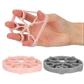 Hand Exerciser Grip Strength Enhancer Finger Stretcher Hand Grip Resistance Band Silicone Hand Grip Trainer For Rehabilitation, Exercise Guitar Practi