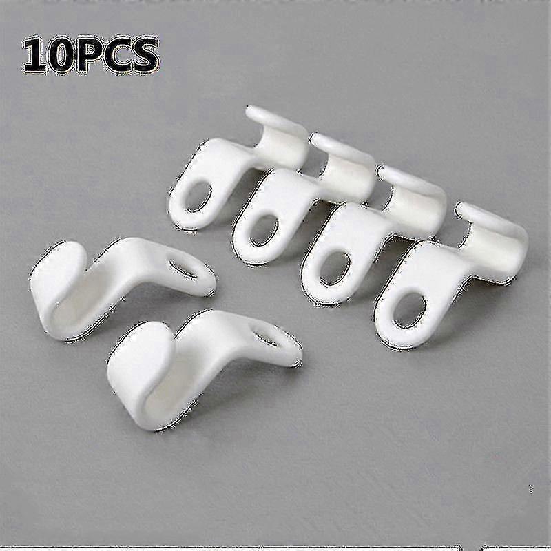 10 Pcs Stackable Clothes Hanger Connecting Hook Multifunctional Stackable Clothes Hook Household Wardrobe Storage Space Hanging Clothes Hanger