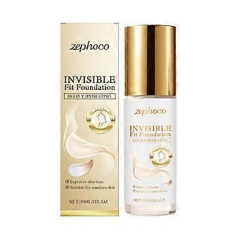 La base de maquillaje líquida Zephoco dos en uno cambia de color, hidrata sin desmaquillar, tiene un acabado mate y un corrector líquido natural para uso diario.