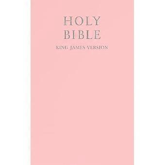 HOLY BIBLE King James Version (KJV) Popular Gift & Award Pink Leatherette Edition