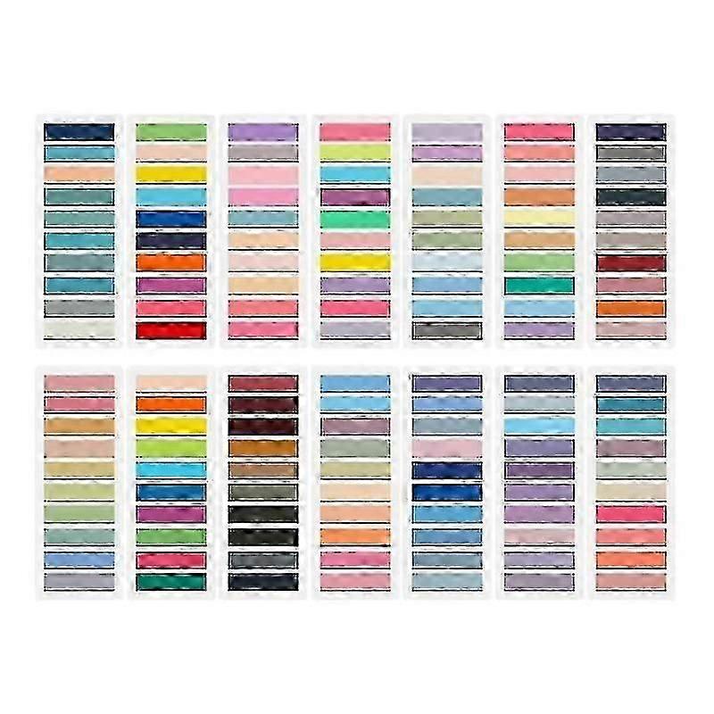 140 Colors 2800Pcs Sticky Book Tabs Clear Annotating Notes Morandi Page Markers