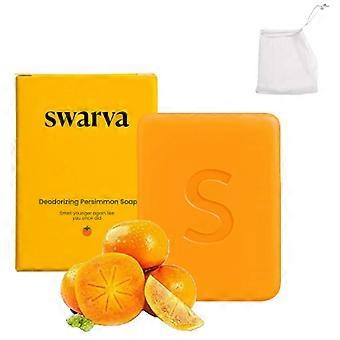 1-3x Swarva Persimmon Soap Bar Body Odor Control Deodorant Soap for Men & Women-D9