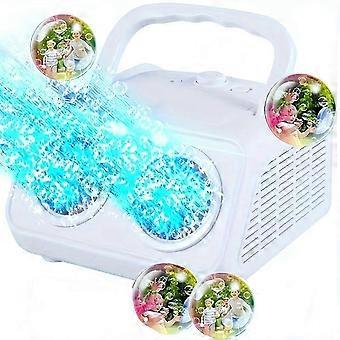 Máquina automática de burbujas de 20000 burbujas/min, máquina de burbujas portátil para niños y fiestas, soplador de burbujas de alto rendimiento para exteriores.