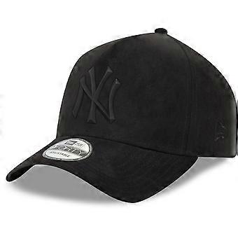 New Era A-Frame Trucker Cap - SUEDE New York Yankees schwarz