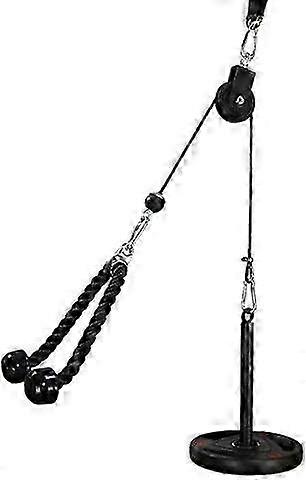Pulley Strength Training Arm Workout Rope Triceps Pull Down Forearm Exercise