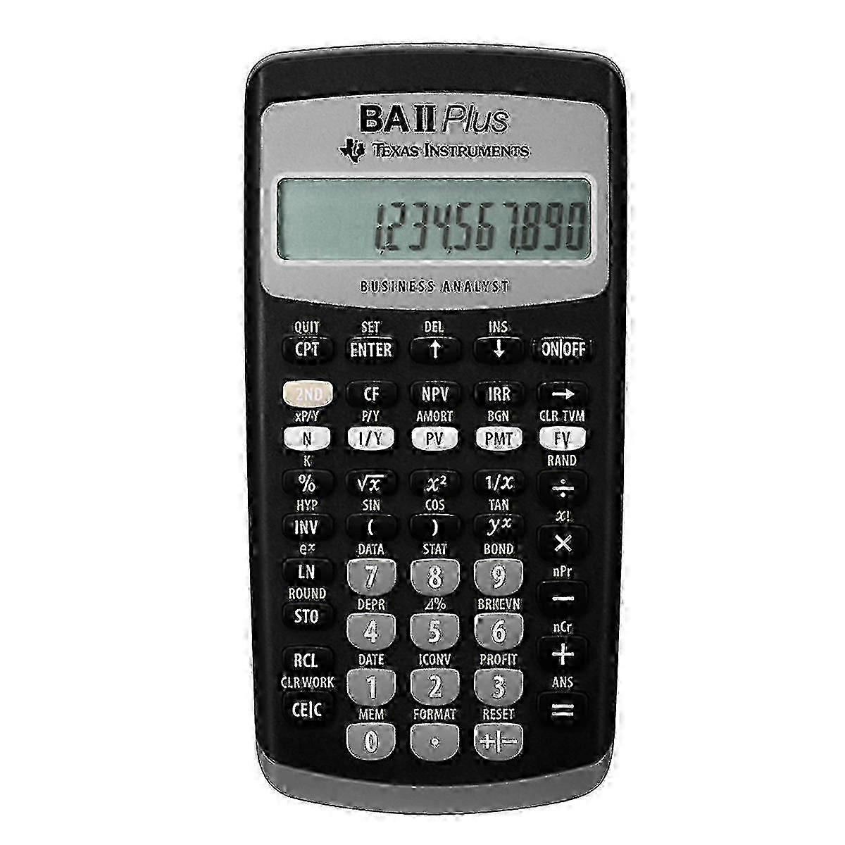 financial accounting calculator BAII Plus CFA