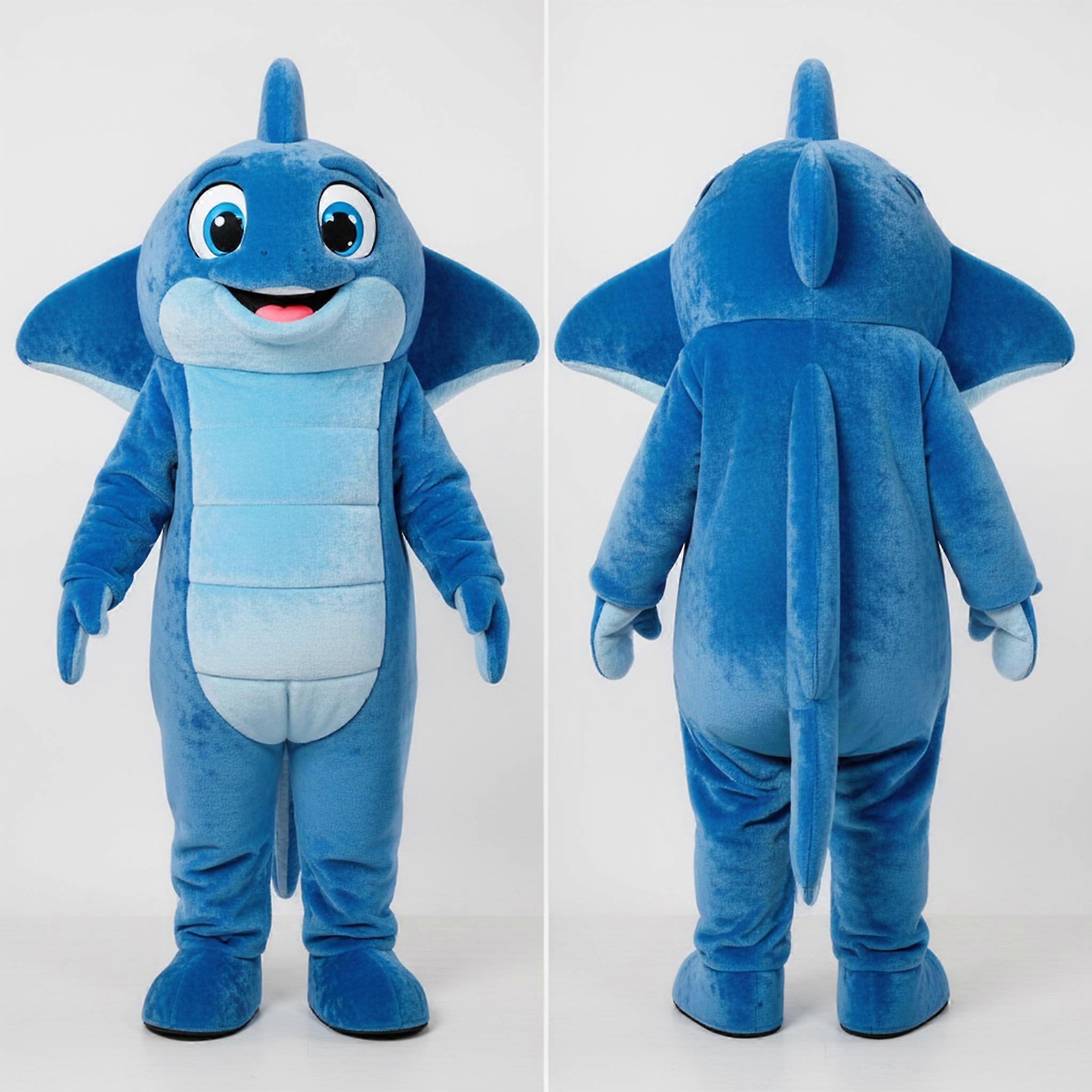MASTICOT Azure Smiling Stingray Mascot
