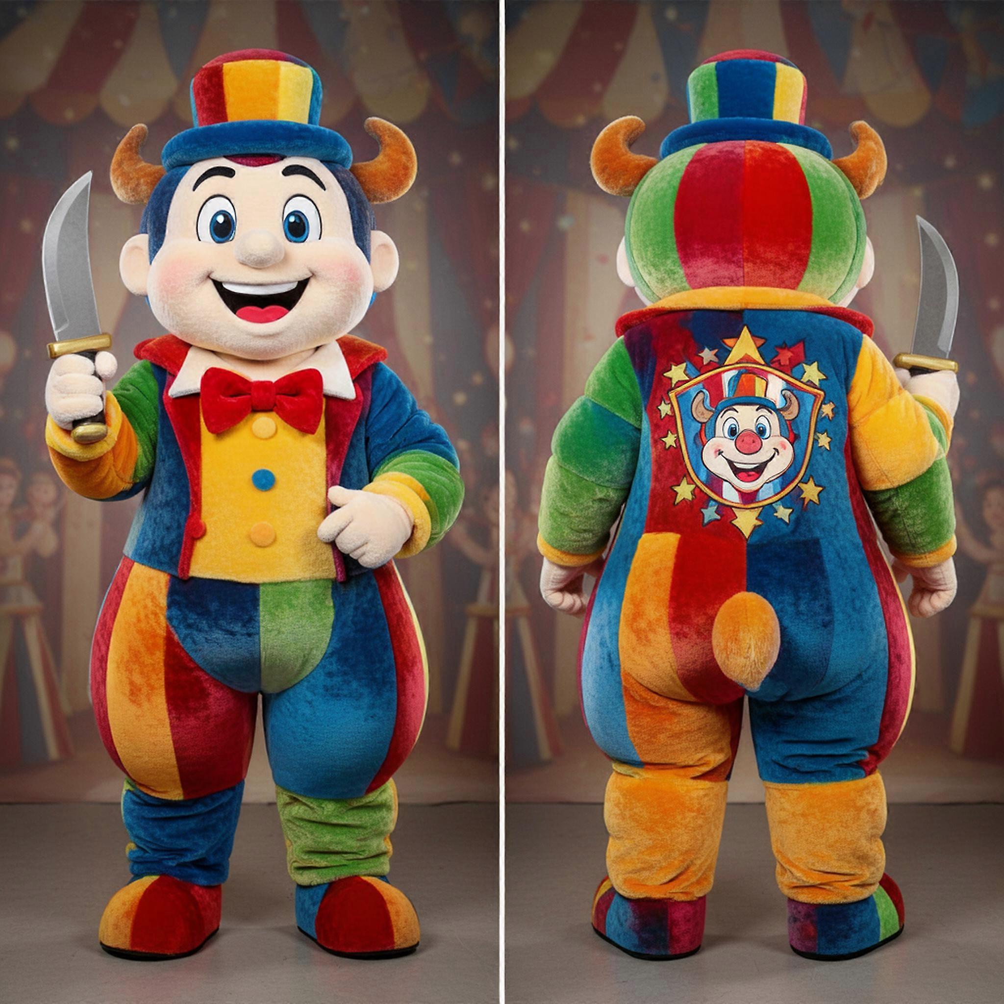 MASTICOT Navy Velvet Knife Thrower Mascot