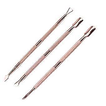 Cuticule Peeler Scraper Enlever Gel Vernis À Ongles et Cuticule Pusher et Cuillère Nettoyeur D’ongles Pédicure Durable Pédicure Manucure Outils pour Ongles Des Ongles