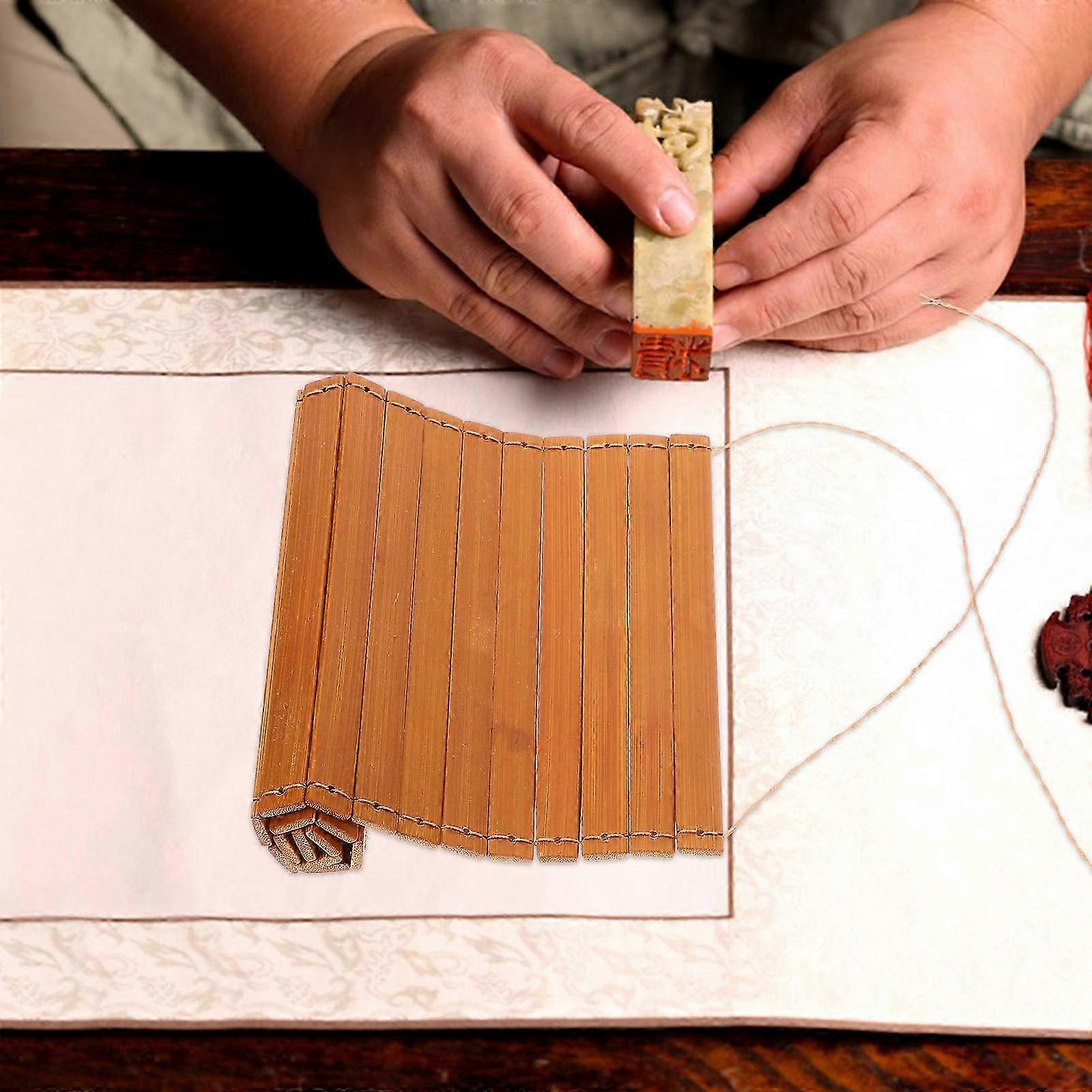 Calligraphy Sheet Bamboo Slips compatible with Decoration Writable Blank Pieces