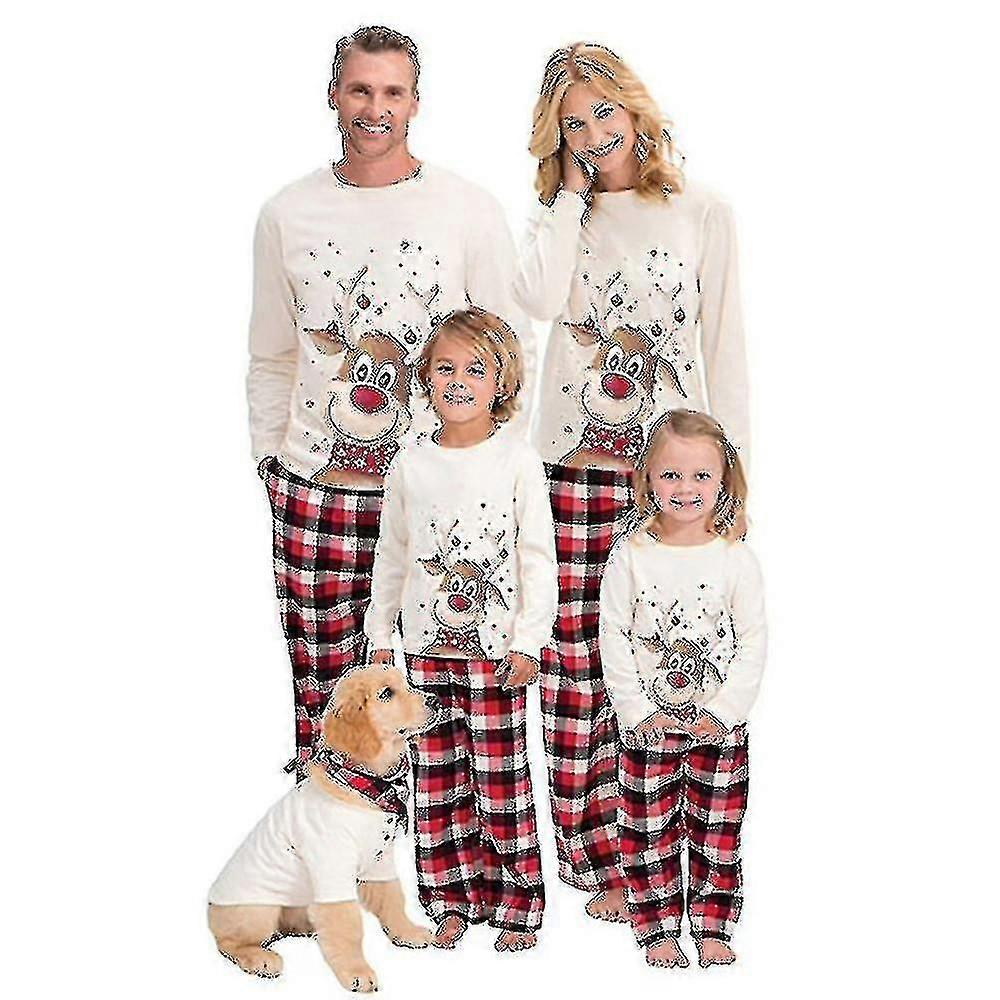 Julpyjamas Set herrdamer och barn