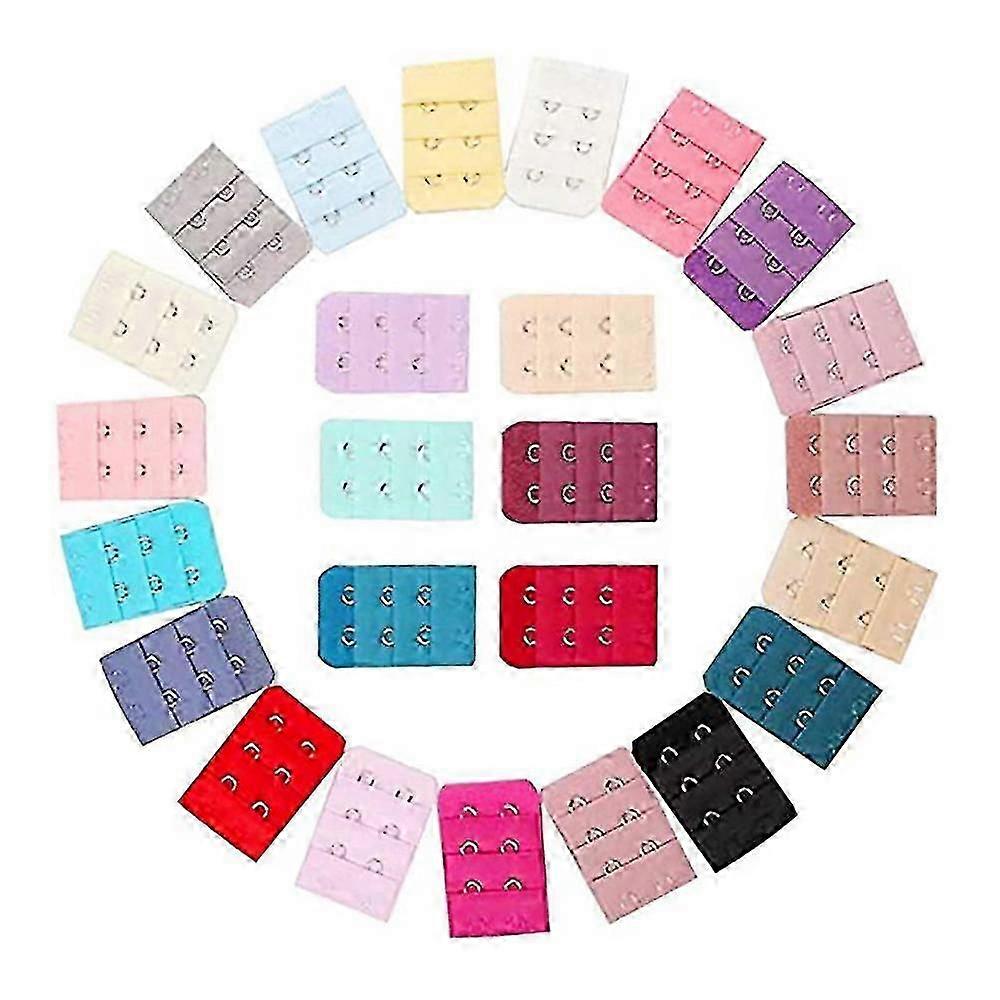 Random Color Assorted Bra Extender Strap 25 Pcs