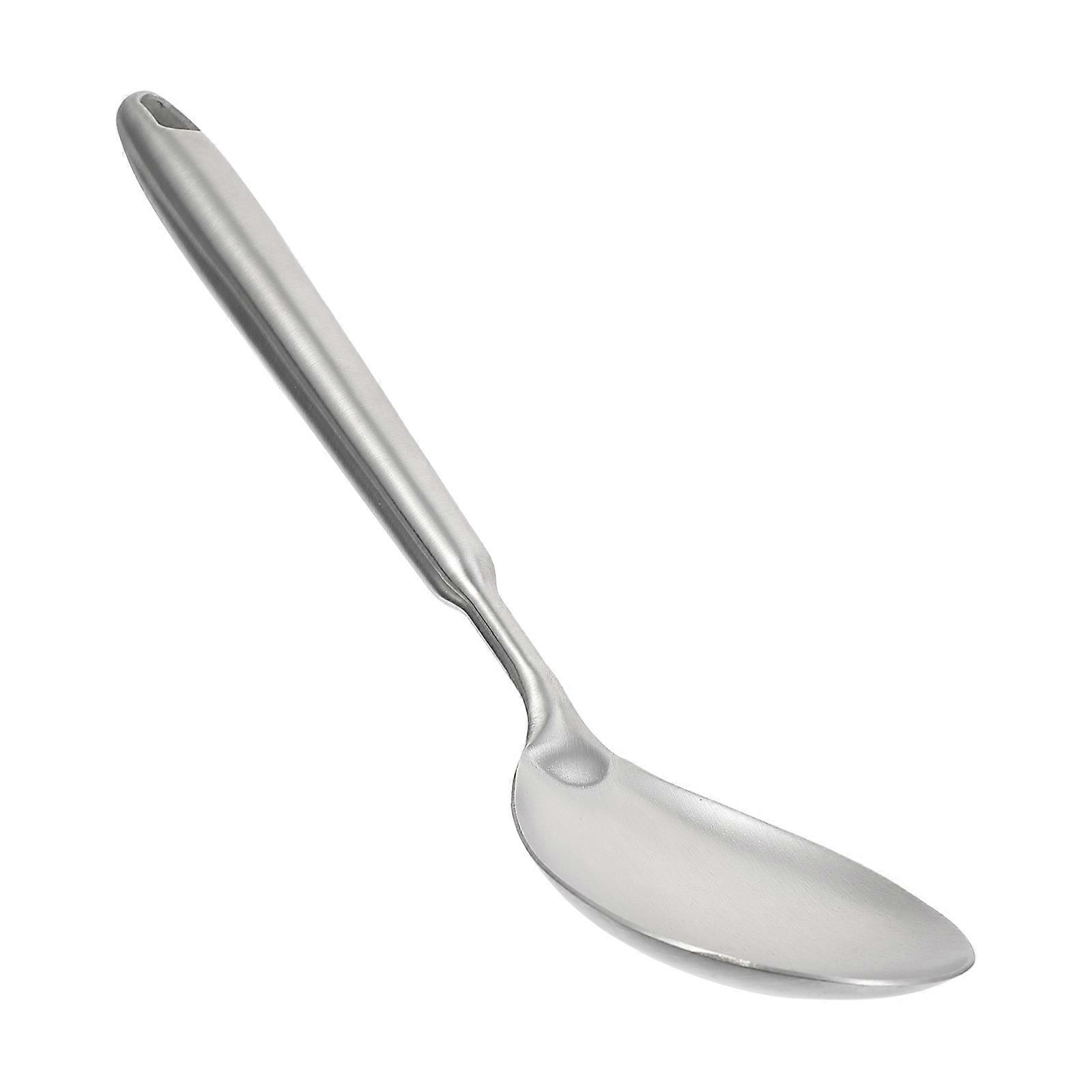 Hot Pot Spoon Cooking Spoon for Kitchen Use 3Pcs Silver Stainless Set