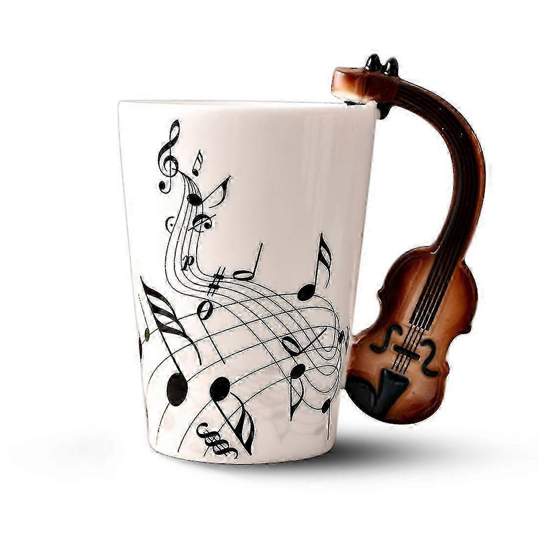 Ceramic Violin Mug 220ml