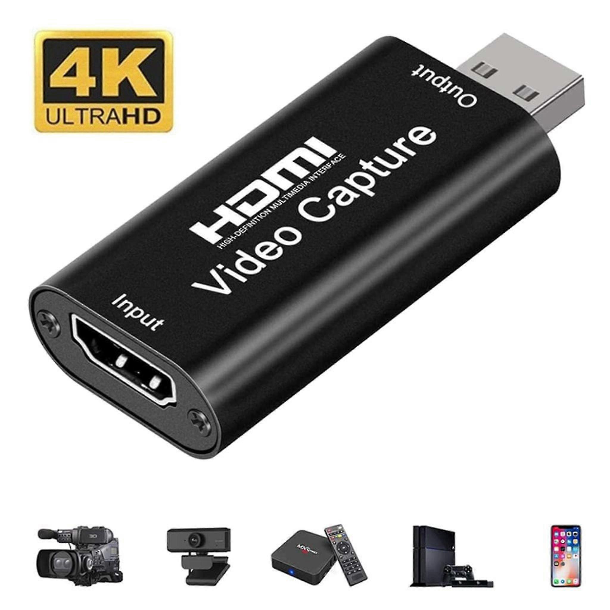 Plug-and-Play 1080p30 USB2.0 HDMI Capture