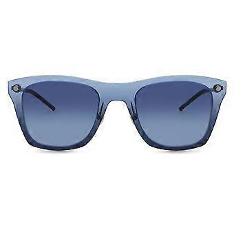 Occhiali da sole unisex quadrati blu con montatura completa Marc Jacobs MARC 25/S TVN/Y5, protezione UV3, originali.