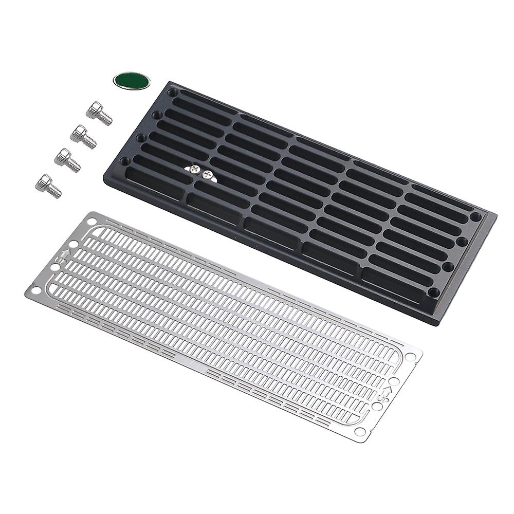 Metal Intake Grille Front Water Tank Cooling Net for -4 TRX4 1/10 RC Crawler Car Upgrade Parts