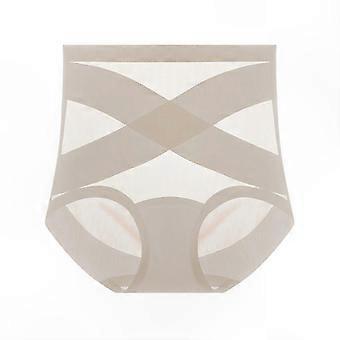 Women's High Waist Seamless Shapewear Panties Nylon Spandex Tummy Control Body Sculpting Butt Lift Full Coverage Daily Wear Exercise