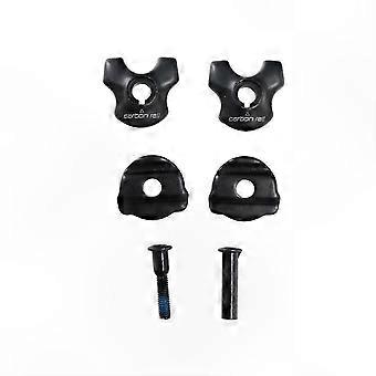 Adaptador de Trilhos de Selim de Carbono para Braçadeira de Selim de Bicicleta 7x9mm Clipes Oval/Redondos