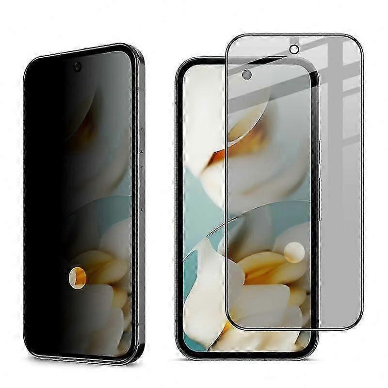 Privacy Tempered Glass Screen Protector, Compatible with Fingerprint Unlock Functionality