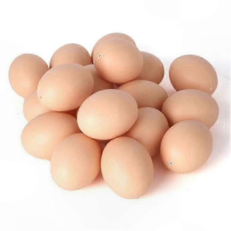 20 Pack Realistic Plastic Egg Replicas