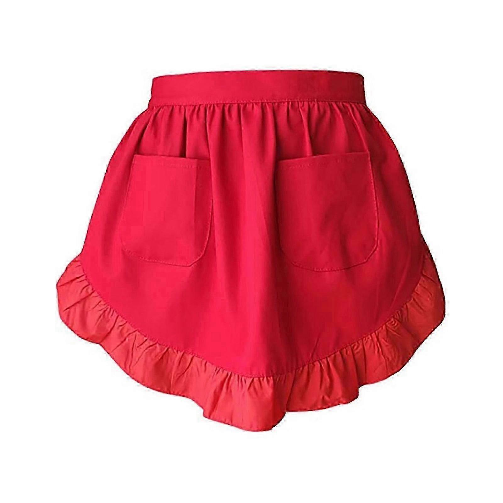 Polyester Ruffled Kitchen Apron