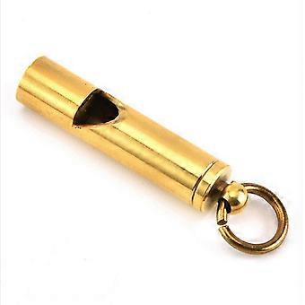 Long-Range Brass Survival Whistle
