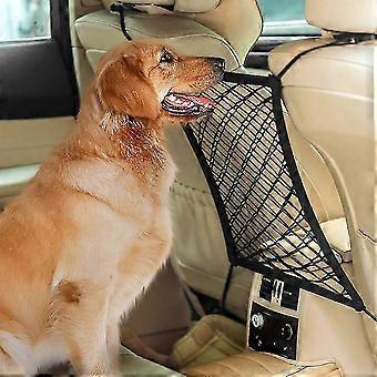 Car Accessories Interior Car Dog Barrier Seat Net Organizer Universal Stretchy Auto Backseat Storage New-YuJia, a