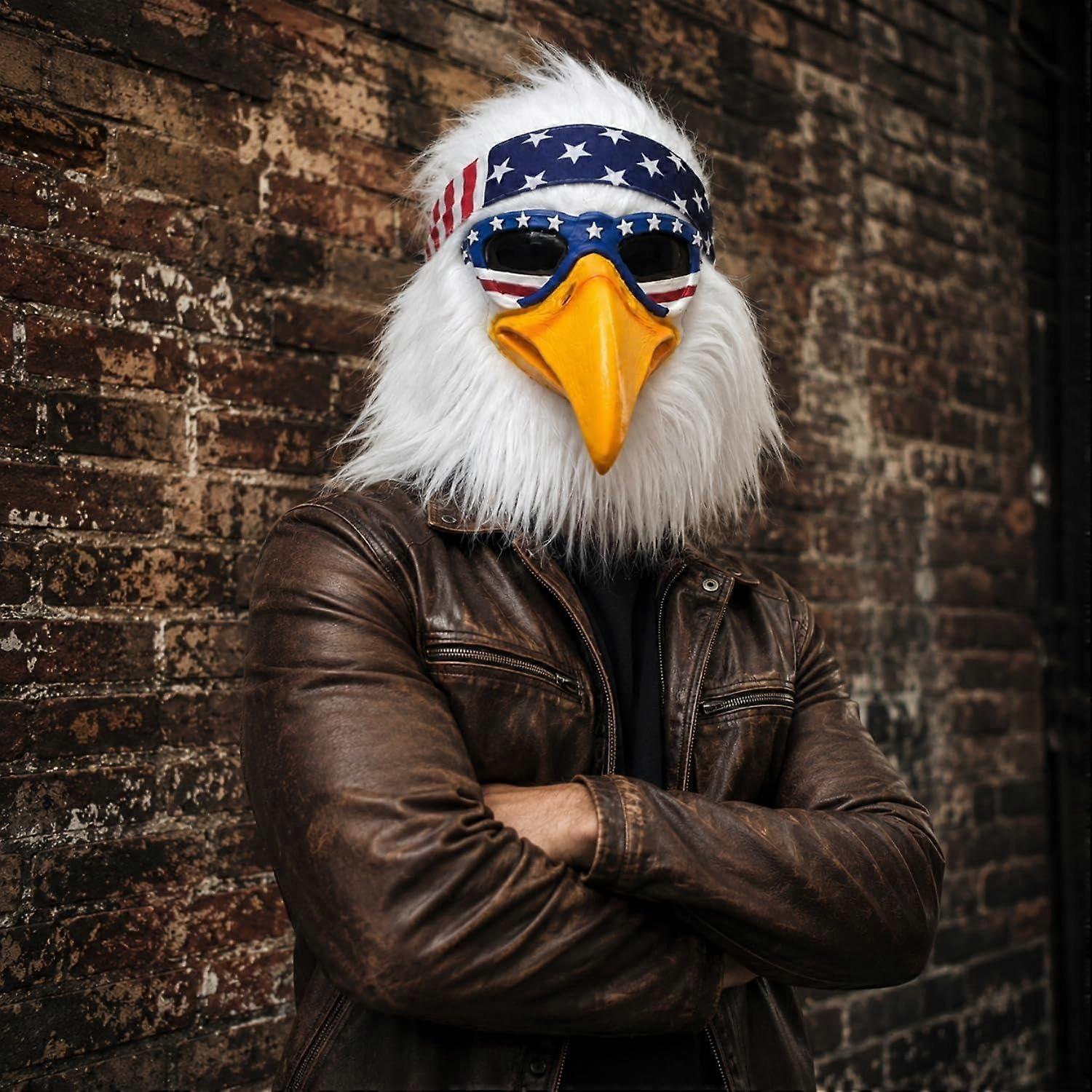 Realistic eagle mask