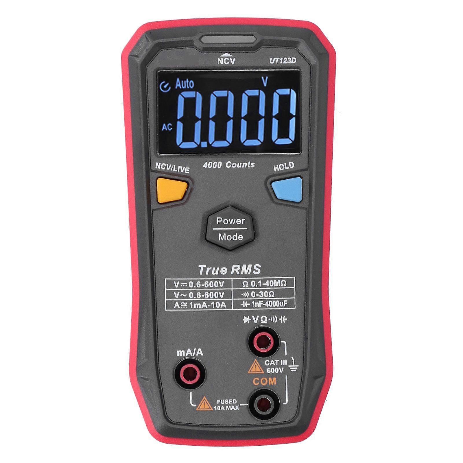 UT123D Multimeter MultiFunction High Accuracy Digital Meter for Electric Maintenance