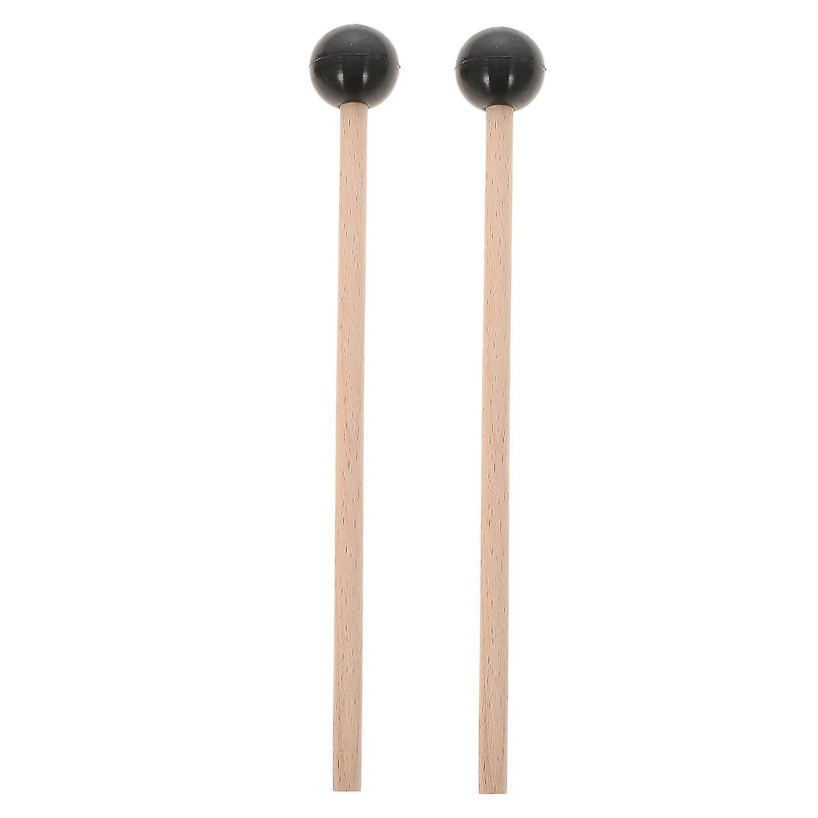 Wooden Xylophone Mallets 2Pcs Ergonomic Solid Grip Durable Balanced Design for Beginners