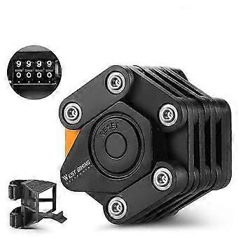 Foldable Combination Chain Bike Lock for Cycling Security