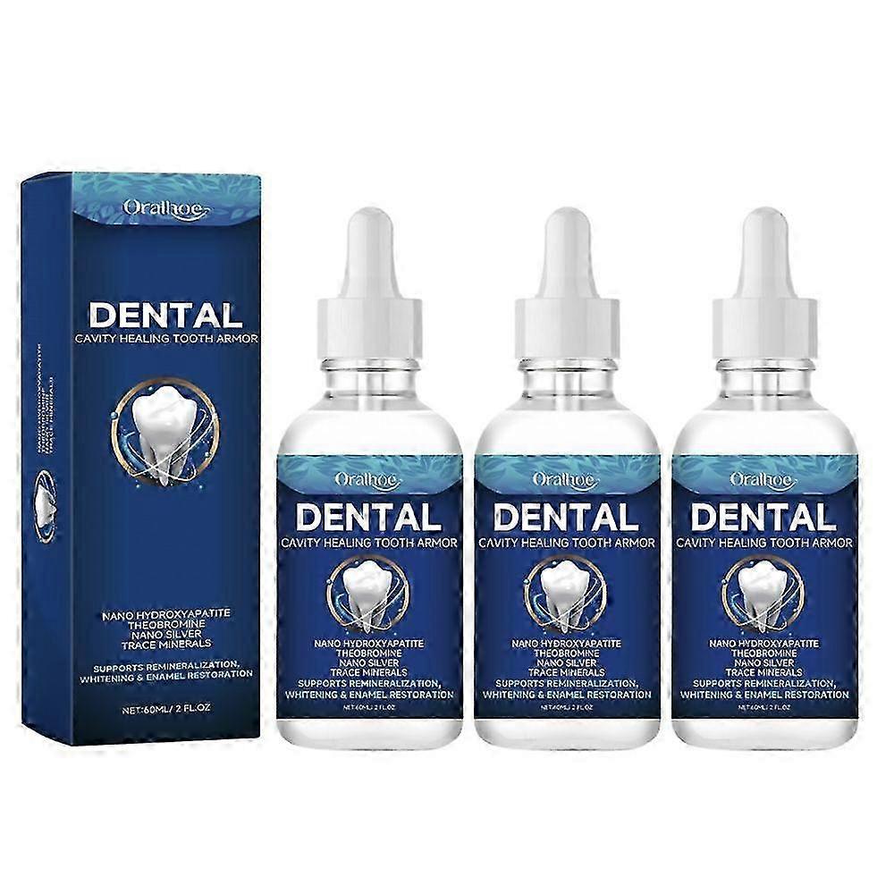 3x 60ml Tooth care solution Dentite Cavity Healing Tooth Armor