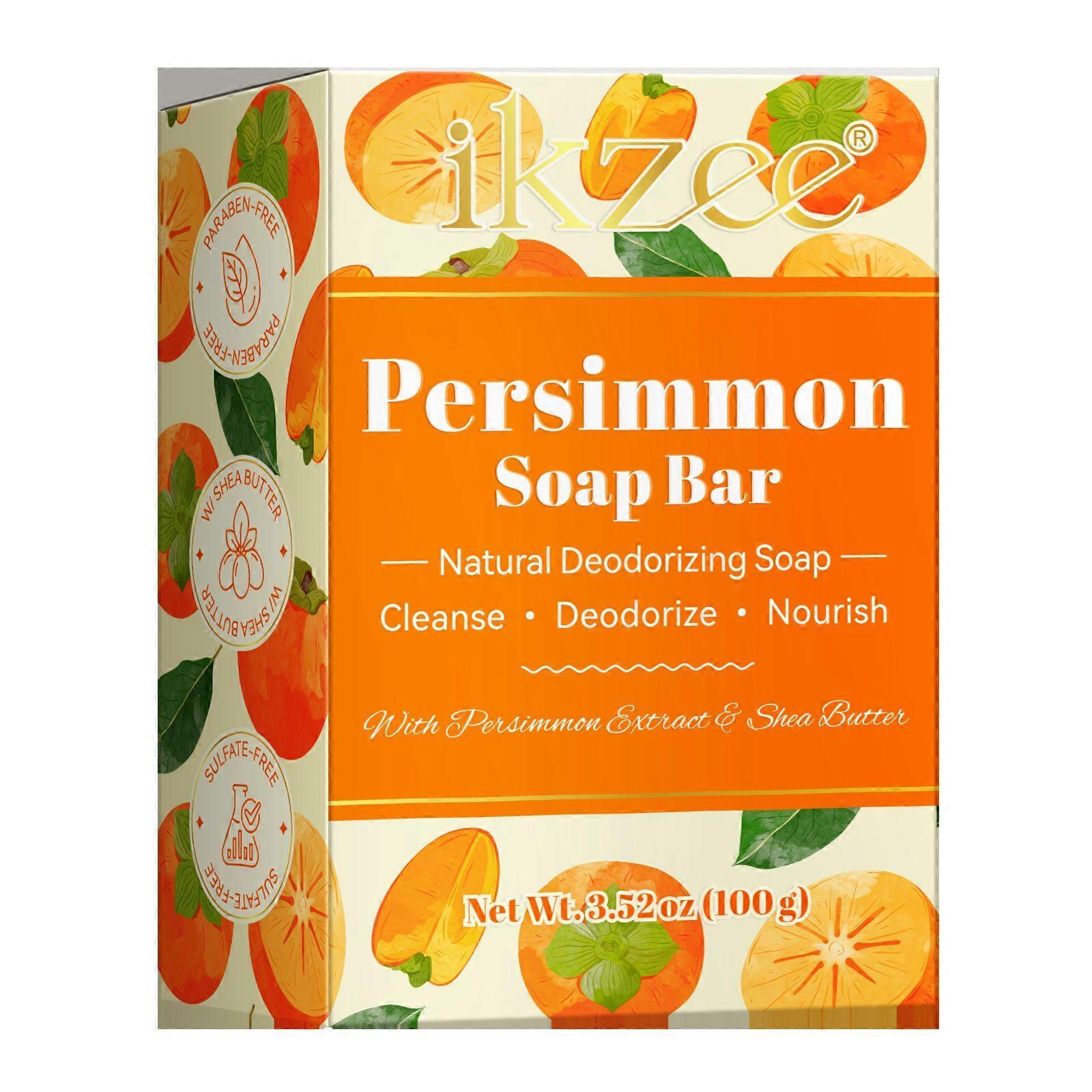 Persimmon Bar Soap for Everyday Skin Cleansing
