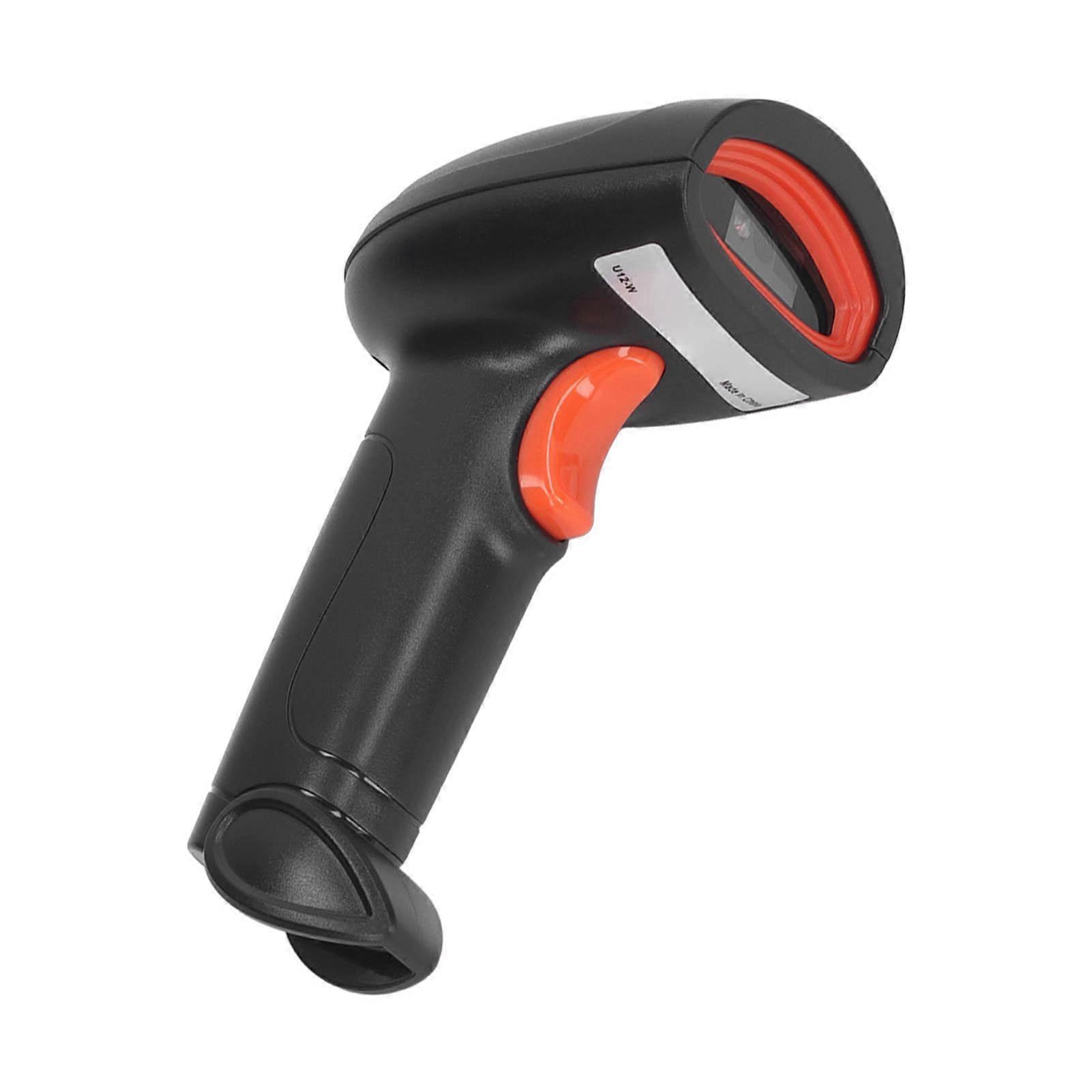 Wireless Barcode Scanner Intelligent Voice USB 2.4G and Bluetooth 2D QR Code Reader for Supermarket Express Warehouse