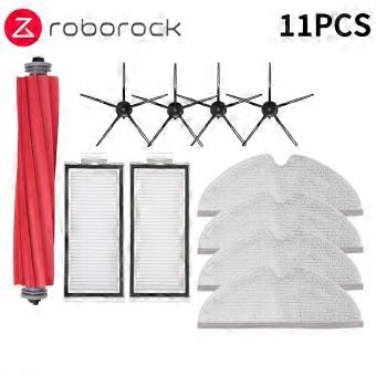Reservdelar till robotdammsugare för Roborock Q7 Max/Q7 Max Plus/T8: borstar, HEPA-filter, moppduk o