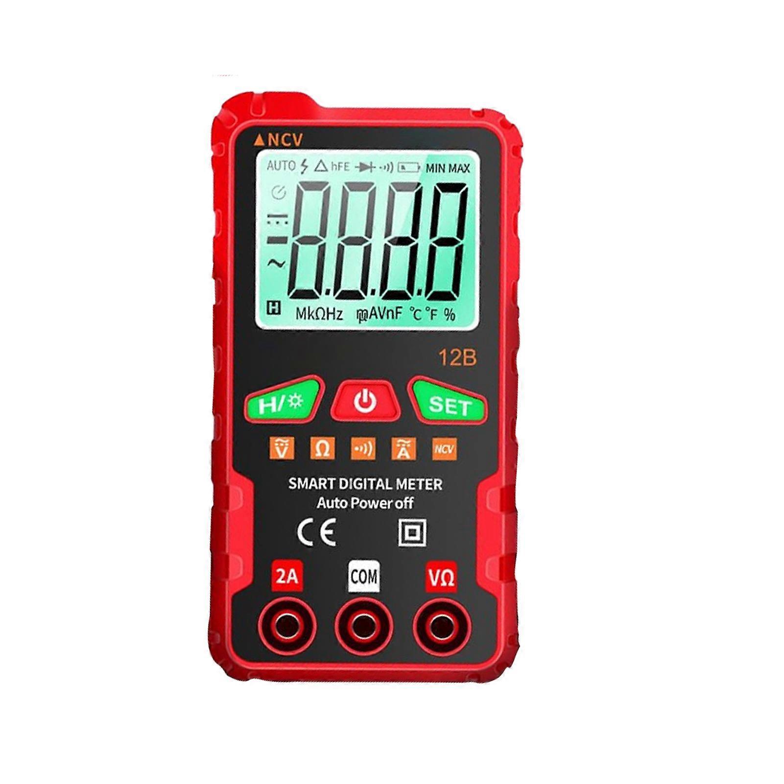 Compact Auto-Ranging Multimeter with Backlight